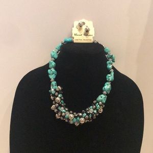 Hannah Collection Jewelry - NWT Hannah Collection Turquoise Necklace Set Hannah Collection Jewelry - NWT Hannah Collection Turquoise Necklace Set